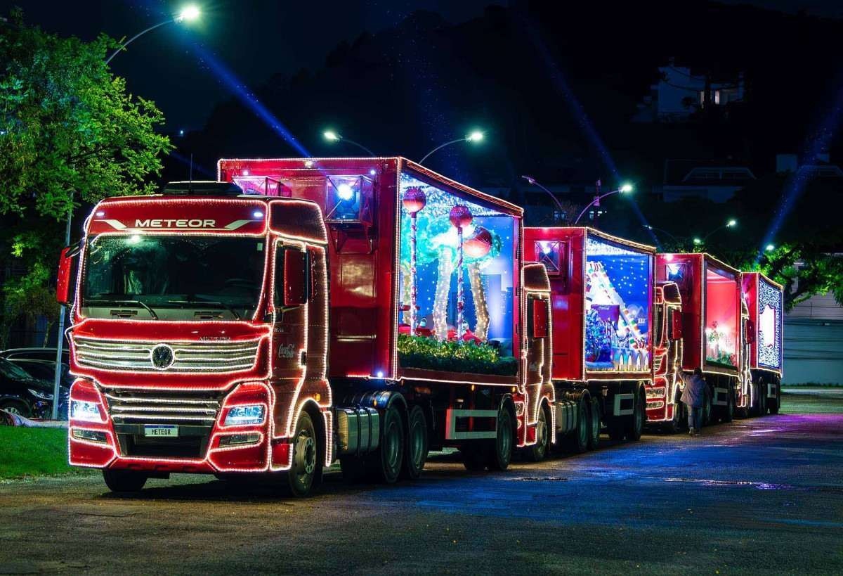 Caravana Iluminada de Natal da Coca-Cola chega a Minas neste mês