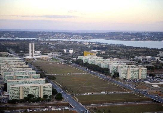 Esplanada dos Ministérios, em Brasília -  (crédito:  Ana Volpe/Agência Senado)