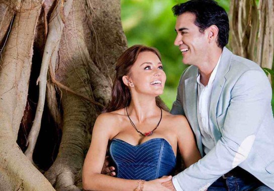 Como Elisa e Damião, Angelique Boyer e David Zepeda protagonizam novela mexicana
 -  (crédito: Televisa/SBT/divulgação)