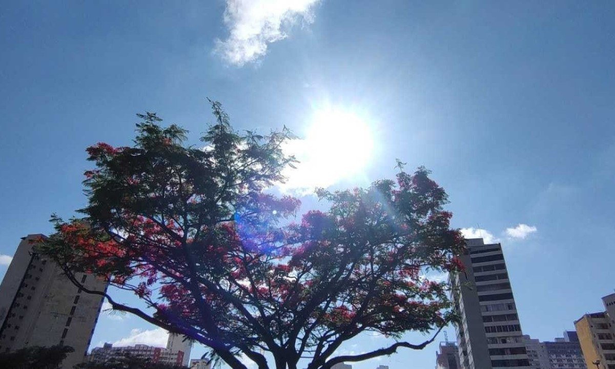 CalorÃ?Â£o para BH e diversas cidades de Minas -  (crédito: Jair Amaral/EM/D.A.Press)