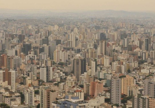 Vista da capital a partir do bairro Mangabeiras
       -  (crédito: Tulio Santos/EM/D.A.Press)