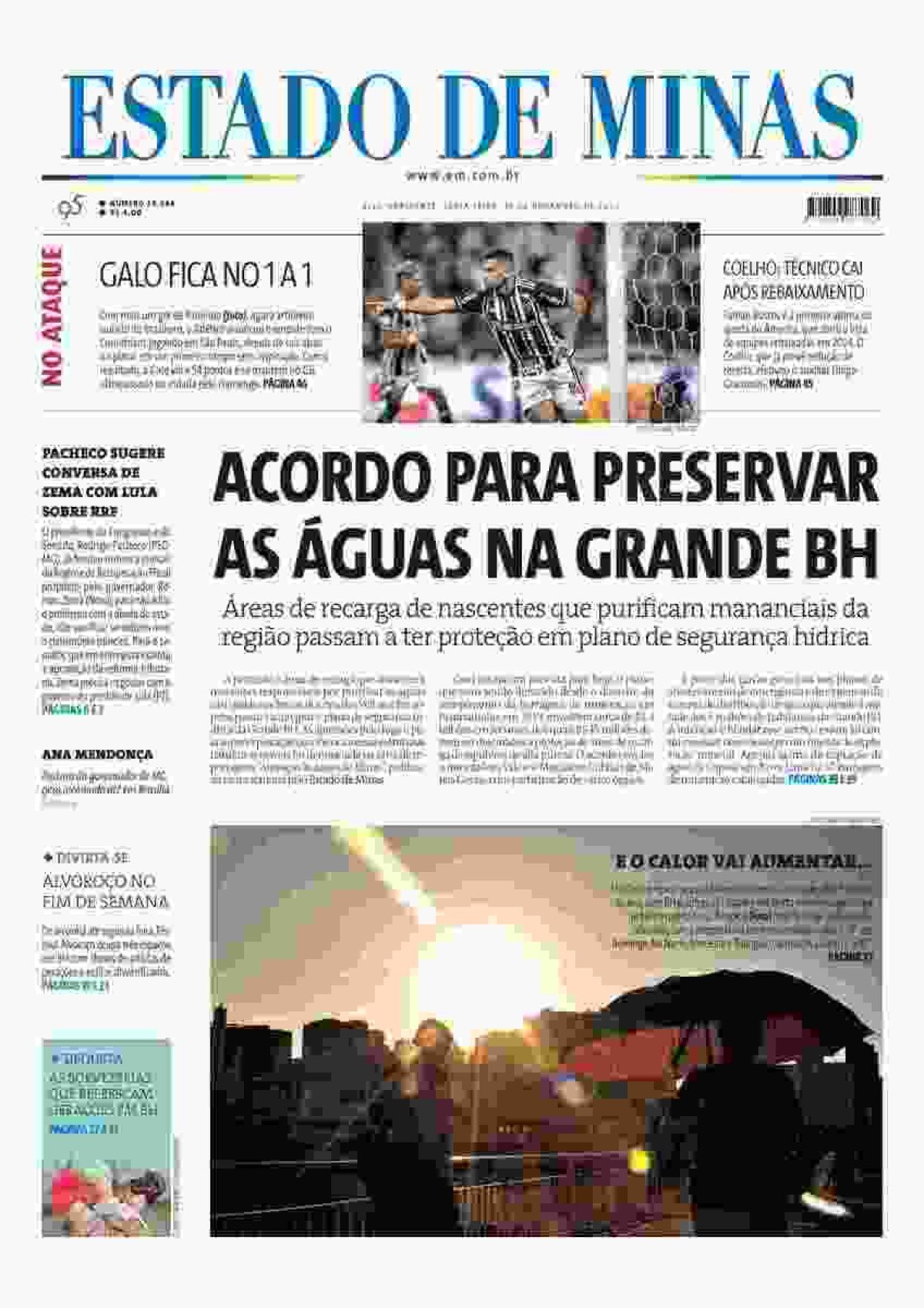 Estado de Minas do dia 10/11/2023