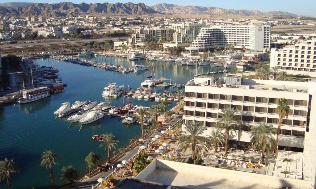 Cidade de Eilat, em Israel, onde drone atingiu escola -  (crédito: ron mzr/publicdomainpictures.net)