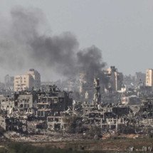 Entre o ódio e a vingança, o trauma do cerco e aniquilamento de Gaza - Jack Guez / AFP       