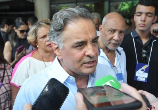 Aécio Neves afirmou que o PSDB vencerá as eleições no estado em 2026 -  (crédito: Gladyston Rodrigues/EM/D.A Press)