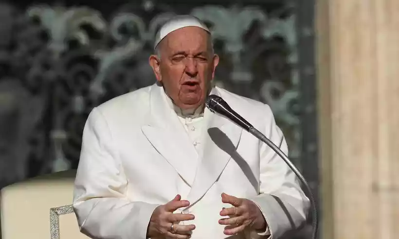 Papa Francisco ligou para o presidente da Argentina, Javier Milei  -  (crédito: Vincenzo PINTO / AFP )