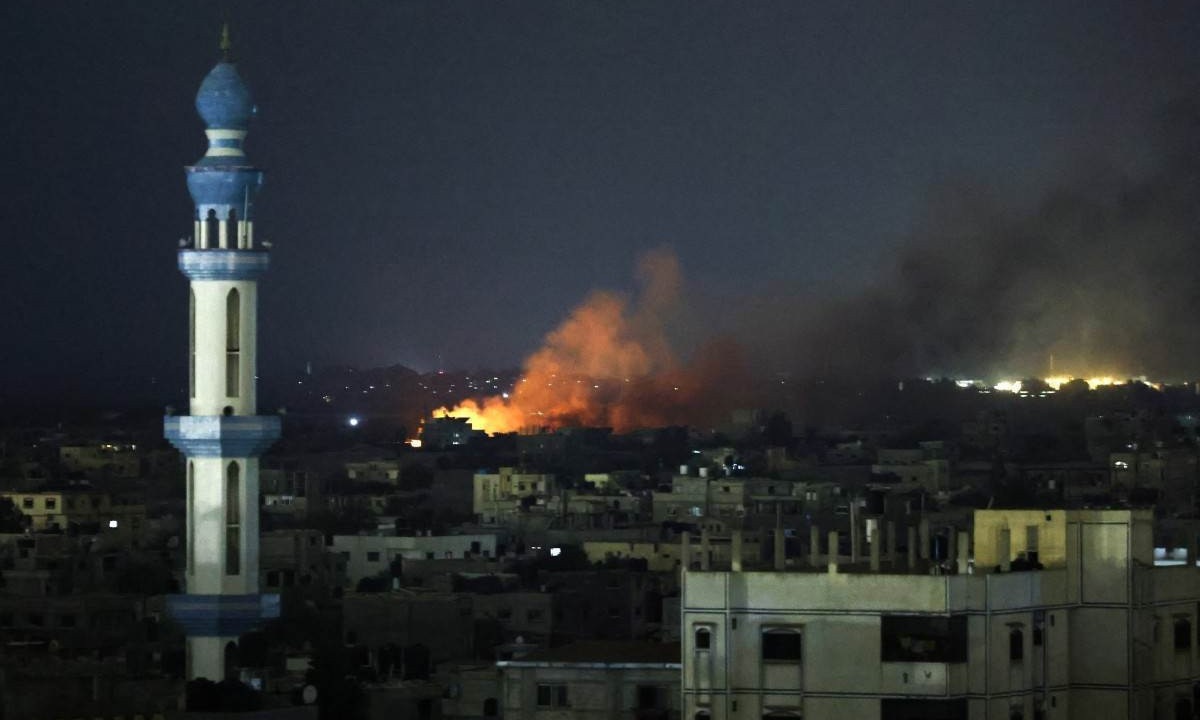 Bombardeio na Faixa de Gaza -  (crédito: SAID KHATIB / AFP)