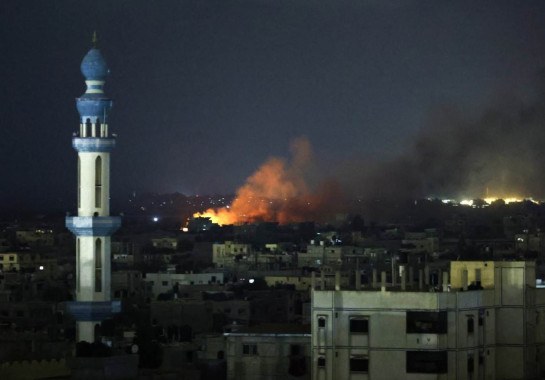 Bombardeio na Faixa de Gaza -  (crédito: SAID KHATIB / AFP)