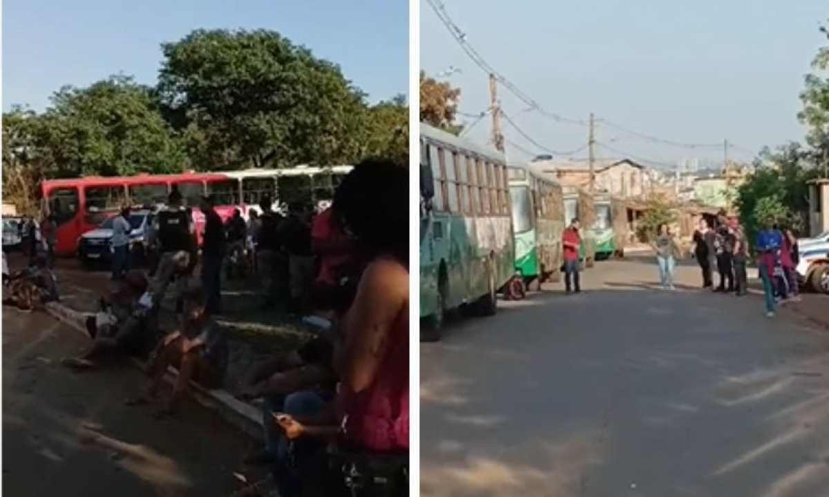 Moradores do Castanheiras protestam por melhoria no transporte público
