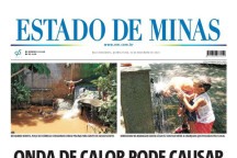 Confira a Capa do Jornal Estado de Minas do dia 10/08/2023