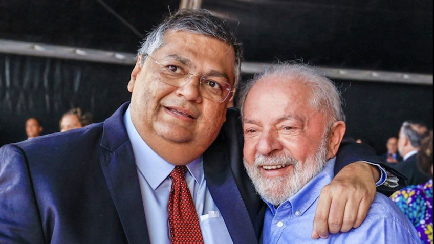Na manhã desta segunda, Lula chamou Dino para uma reunião fora da agenda -  (crédito: Reprodução/Instagram)