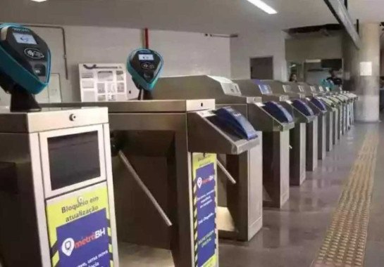 Metrô parou de aceitar bilhetes de papel na manhã desta quinta-feira (16/11) -  (crédito: Metrô BH/Divulgação)