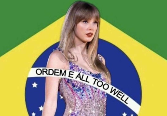 Taylor Swift se apresentará no Rio de Janeiro neste fim de semana, depois segue para São Paulo -  (crédito: Reprodução/Redes Sociais)