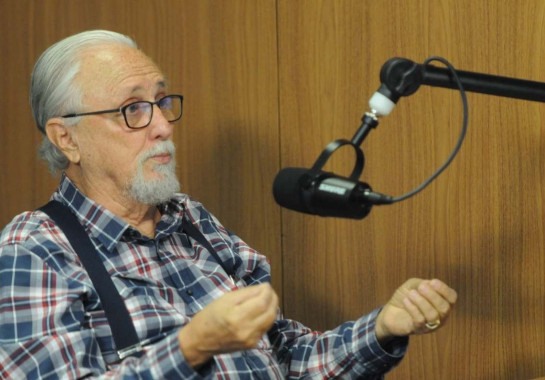 Olavo Romano, em entrevista ao Podcast "Divirta-se", do Estado de Minas -  (crédito: Leandro Couri/EM/D.A Press.)