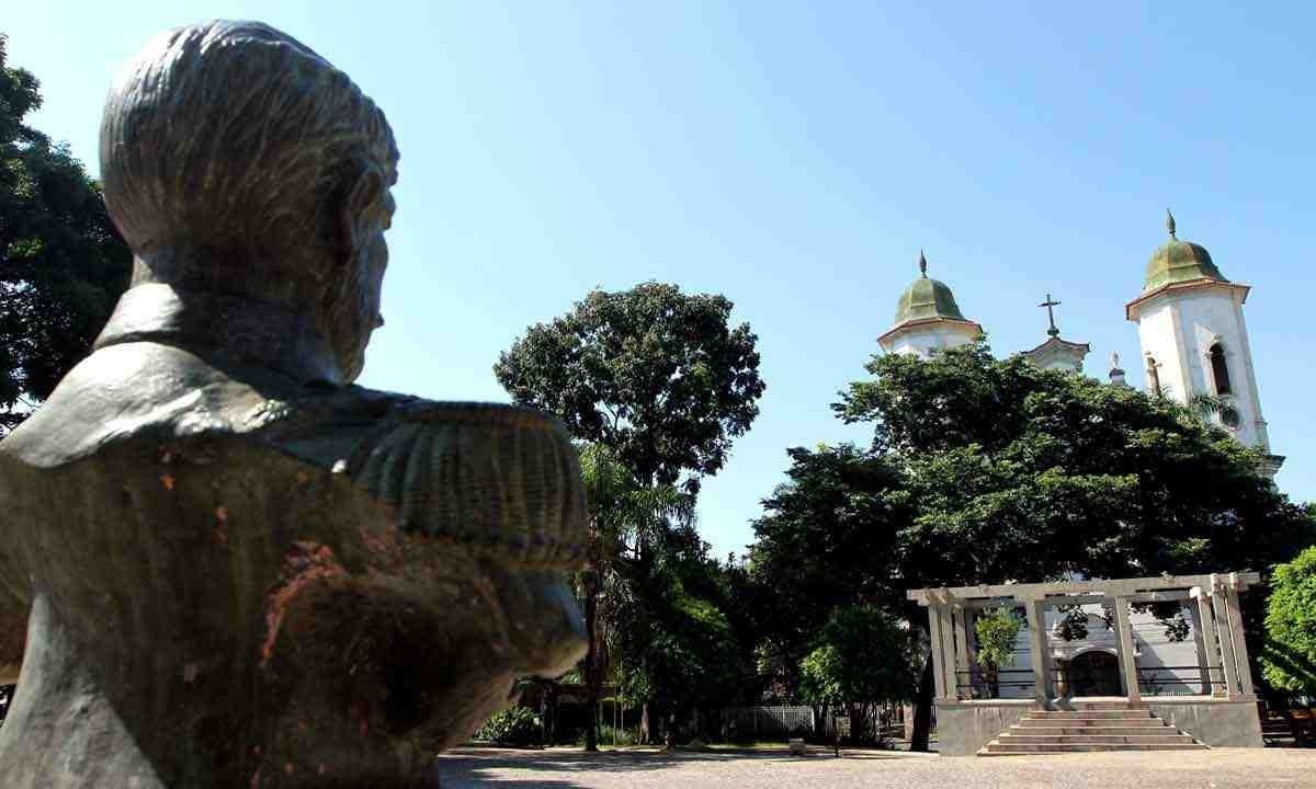 Praça Duque de Caxias, bairro Santa Tereza - (crédito: Jair Amaral/EM/D.A. Press) Praça Duque de Caxias, bairro Santa Tereza - (crédito: Jair Amaral/EM/D.A. Press)