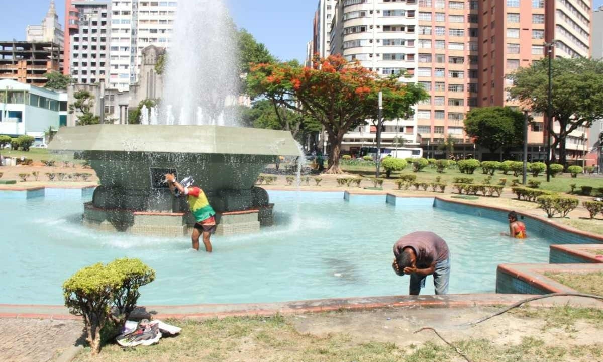 Recordes de calor em BH neste ano -  (crédito: Jair Amaral/EM/D.A.Press)