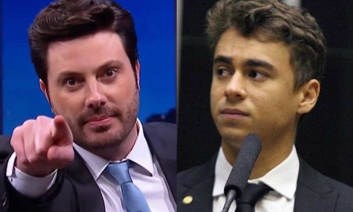 Gentili disse que Nikolas "finge que luta pela liberdade" -  (crédito: Redes Sociais/Reprodução)