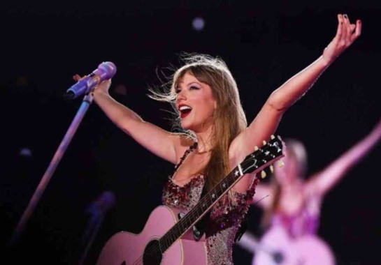 Taylor Swift está no Brasil para uma série de shows  -  (crédito:  Divulgação/Taylor Swift via Instagram)