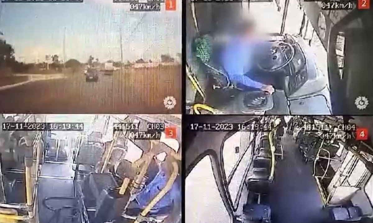 Veja momento da colisão -  (crédito: Material cedido ao Correio)