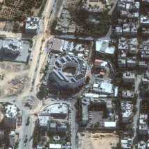 Gaza: ataque de Israel a Hospital Indonésio deixa ao menos 12 mortos - AFP PHOTO / Satellite image ©2023 Maxar Technologies