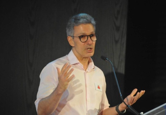 Governador Romeu Zema (Novo) tenta assumir a frente das negociações da dívida do estado em Brasília -  (crédito: Alexandre Guzanshe/EM/D.A. Press)