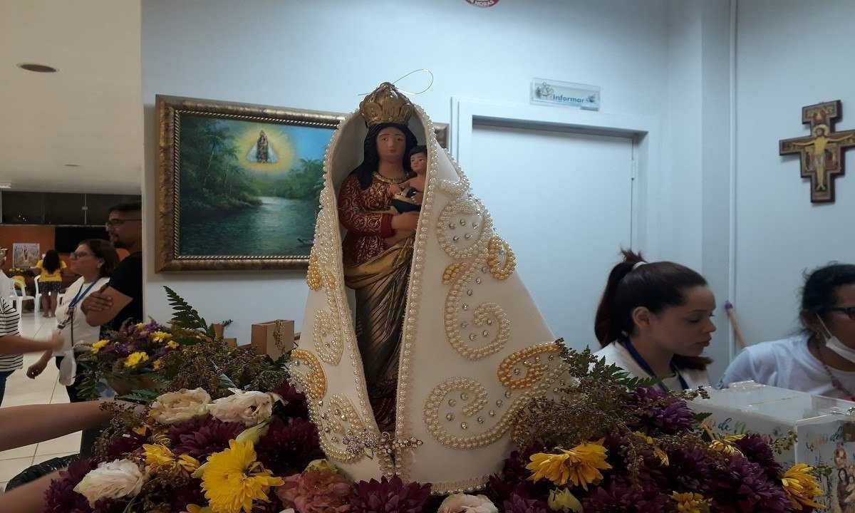  Imagem peregrina de Nossa Senhora de Nazaré -  (crédito: Gustavo Werneck/em/D. A Press)