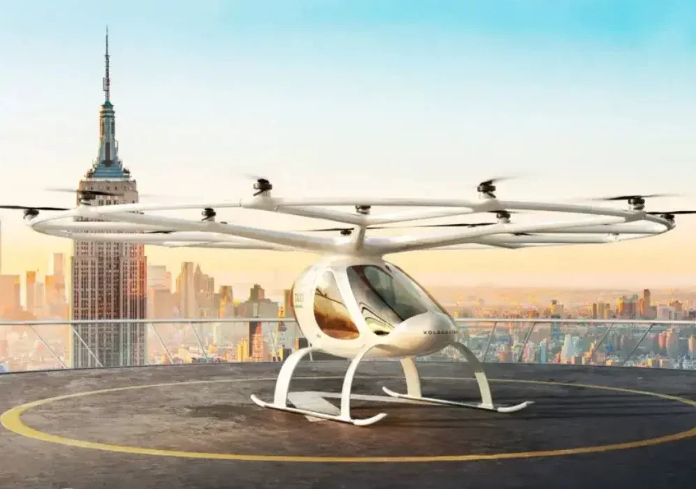 Primeiros testes de carro voadores são realizados Nova York; Brasil terá veículos em 2026 - Divulgação/Volocopter