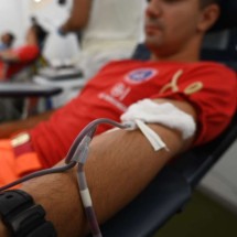 Corpo de Bombeiros realiza mutirão de doação de sangue em BH - Leandro Couri /EM/DA. Press. Brasil. Belo Horizonte - MG