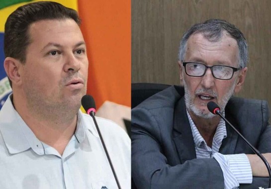 Veradores Eduardo Print Jr e Kaboja estão afastados do cargo por suspeito de envolvimento em esquema de propina -  (crédito: Divulgação/Câmara de Divinópolis)