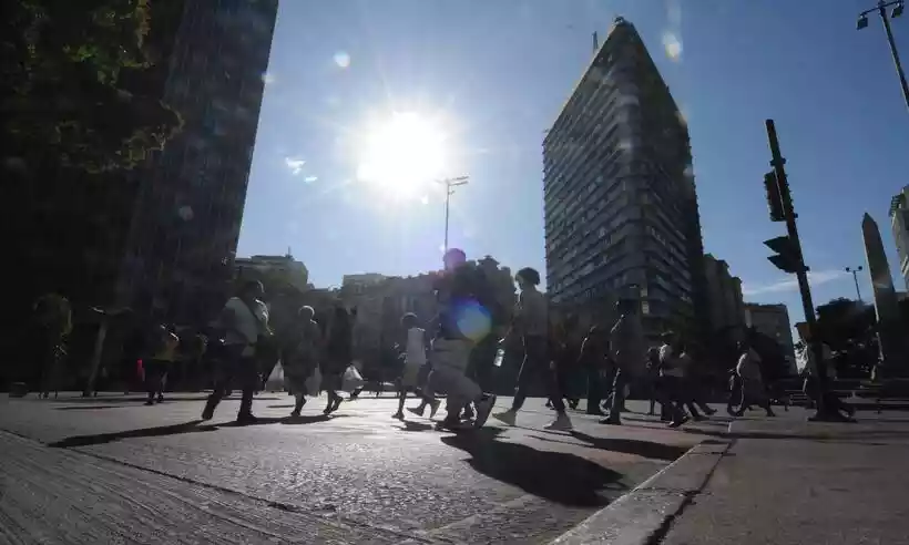 Calor aumenta em BH até sexta, mas fim de semana terá queda nas temperaturas - Gladyston Rodrigues/EM/D.A Press