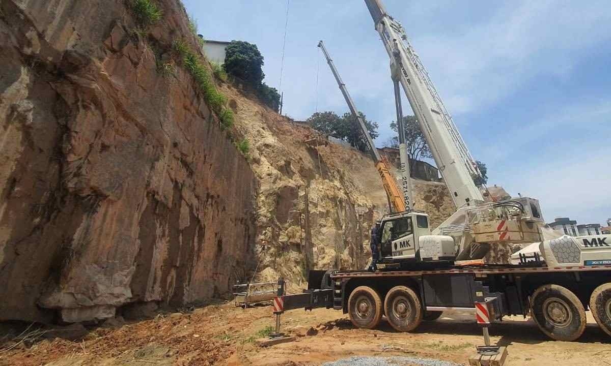 Prefeito destacou a complexidade da obras, mas ressaltou que o cronograma de entrega das intervenções está adiantado -  (crédito: Leandro Couri/EM/D.A Press)