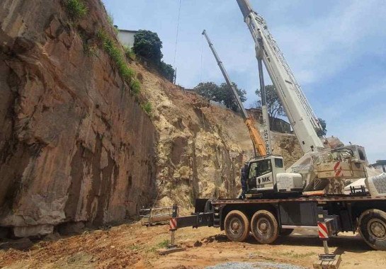 Prefeito destacou a complexidade da obras, mas ressaltou que o cronograma de entrega das intervenções está adiantado -  (crédito: Leandro Couri/EM/D.A Press)