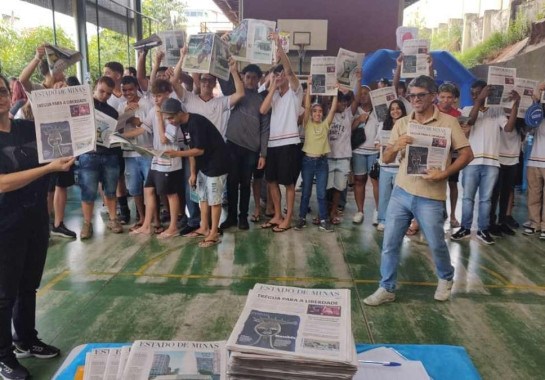 Empreendedorismo na Escola Estadual Caio Nelson de Sena, no Bairro Caiçara -  (crédito: Jair Amaral/EM/D.A Press)