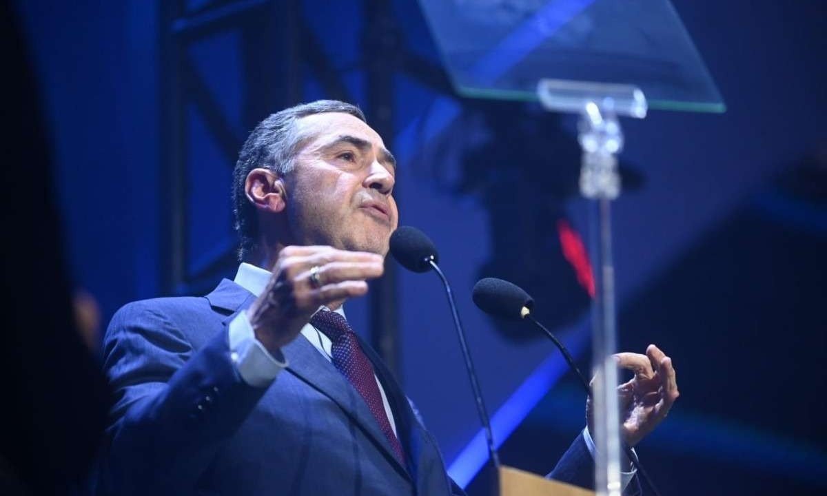 Ao falar sobre a escolha de Lula para a Procuradoria Geral da Rep&uacute;blica (PGR), que indicou o procurador Paulo Gonet, Barroso tamb&eacute;m n&atilde;o poupou elogios -  (crédito: Leandro Couri/EM/DAPRESS)