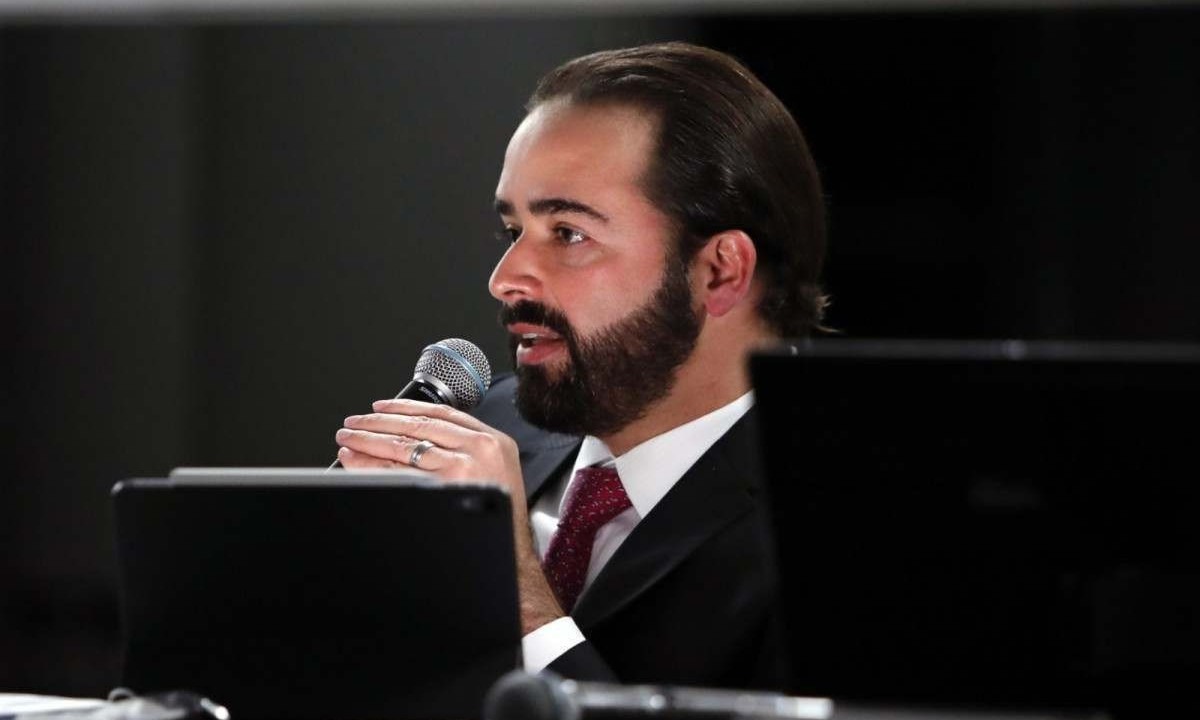 Sergio Leonardo criticou os tribunais superiores em fala em BH -  (crédito: Redes Sociais/Reprodução)