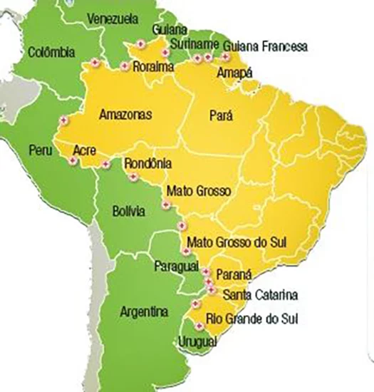 As Fronteiras do Brasil na América do Sul - wikimedia commons 