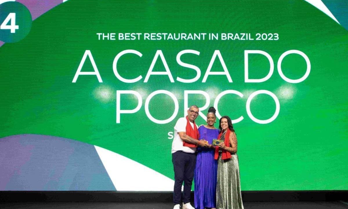 Melhor colocado do Brasil, A Casa do Porco, de Jefferson e Janaina Rueda, ficou em quarto lugar -  (crédito: Latin America's 50 Best Restaurants/Divulga&ccedil;&atilde;o)