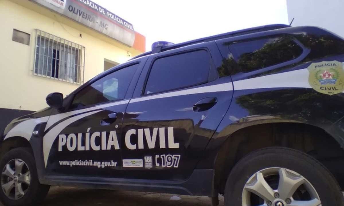 Suspeito de matar o próprio pai é preso pela Polícia Civil em Oliveira -  (crédito: PCMG/Divulgação)