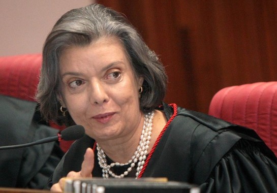 Cármen Lúcia no dia da posse -  (crédito: Superior Tribunal de Justiça STJ )