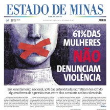 Confira a capa do Jornal Estado de Minas do dia 01/12/2023 - Estado de MInas