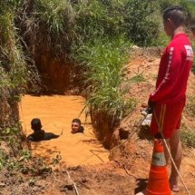Homem tenta resgatar vaca e morre afogado no Sul de Minas - Corpo de Bombeiros de Minas Gerais/Divulgação