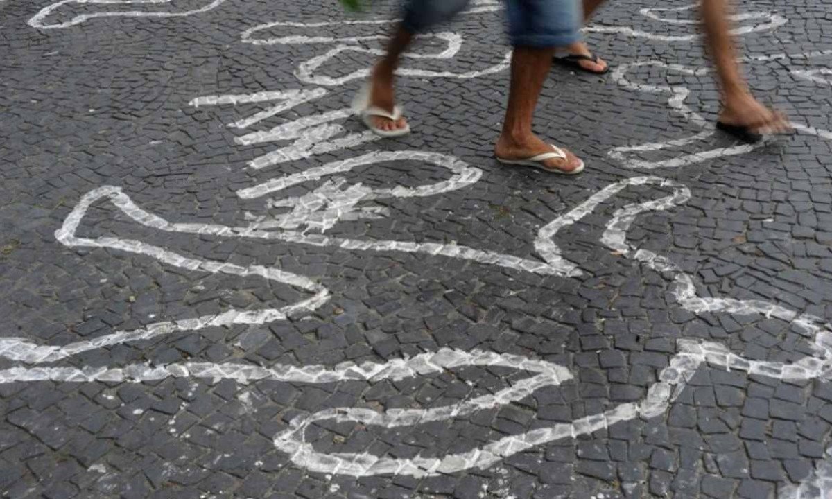 A taxa de homicídios chegou a 31 casos a cada 100 mil habitantes negros -  (crédito: Fernando Frazão/Agência Brasil)