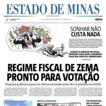 confira a capa do jornal Estado de Minas do dia 06/12/2023 - Estado de Minas