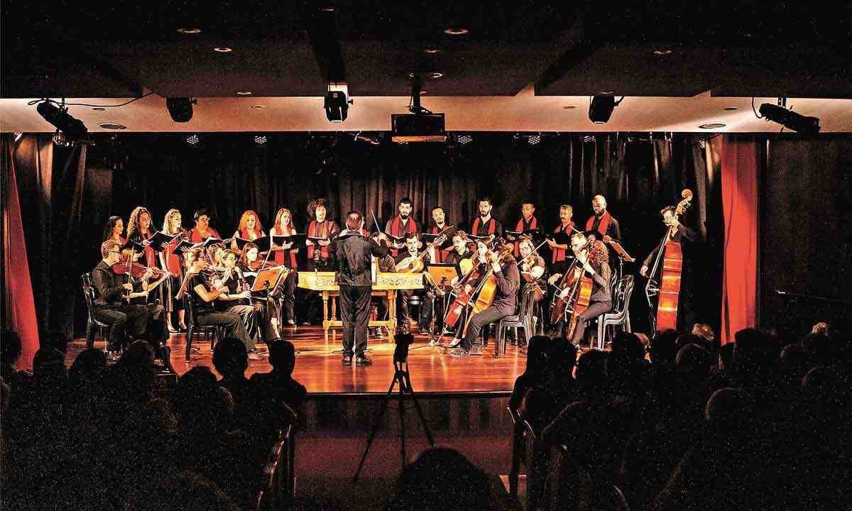 Orquestra 415 de Música Antiga e Coro 415 fazem concerto gratuito na programação especial de Natal do Circuito Liberdade -  (crédito: GUSTAVO TXAI/DIVULGAÇÃO)