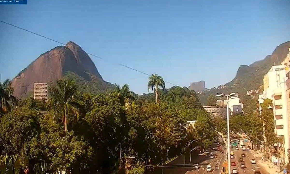 A temperatura máxima prevista no Rio de Janeiro é de 40ºC -  (crédito: Centro de Operações Rio)