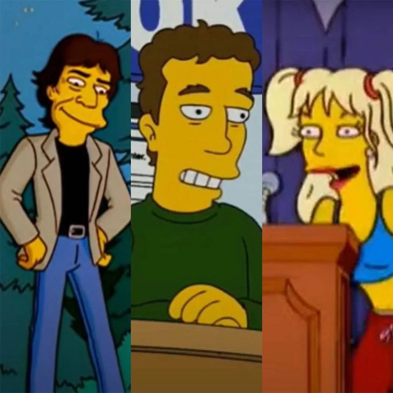 Celebridades que já apareceram em “Os Simpsons” - Montagem Flipar