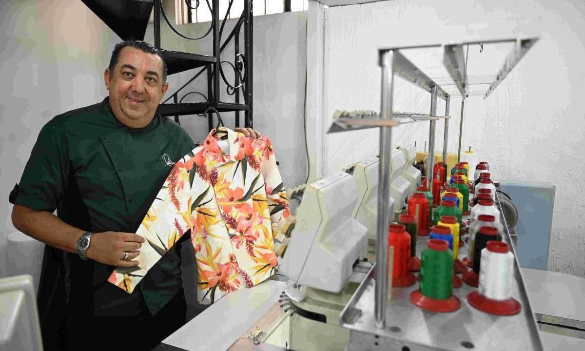 Cardápio diversificado: Wallace Amaral, da WA Dolmas, trabalha com tecidos e modelagens para todos os estilos