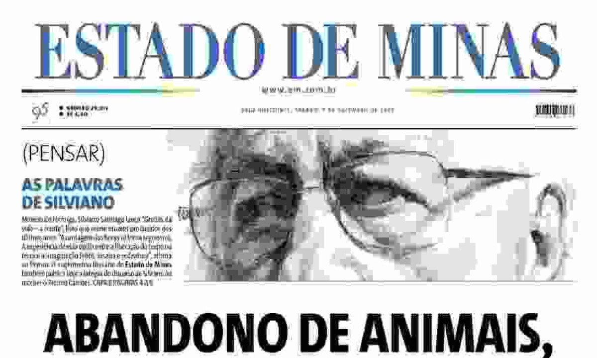 Capa do Estado de Minas -  (crédito: Estado de Minas)