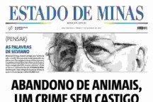 Confira a Capa do Jornal Estado de Minas do dia 17/08/2017