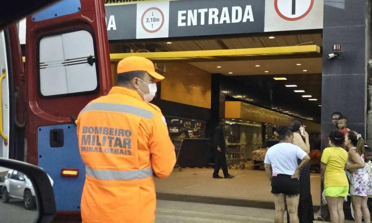 Corpo de Bombeiros atuou no socorro à vítima, que morreu no hospital -  (crédito:  Portal Caparaó/Reprodução)